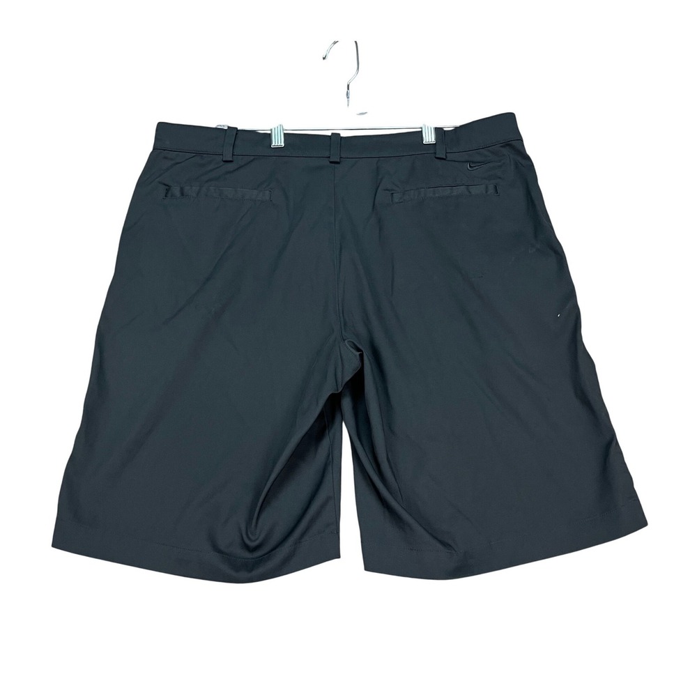 Nike Golf Shorts Men 36 Black Flat Front Stretch Tour Performance Dri-FIT Swoosh - Picture 2 of 11